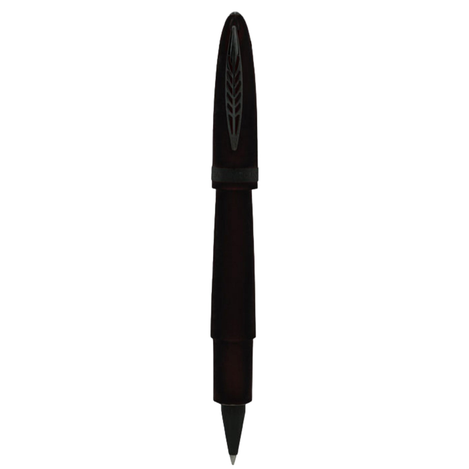 Pineider Modern Times Rollerball Pen - Black - Black Trim-Pen Boutique Ltd