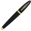 Pineider Modern Times Rollerball Pen - Black - Rose Gold Trim-Pen Boutique Ltd