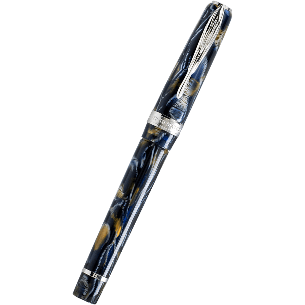 Pineider Antichi Material Fountain Pen - Wilde Blue (LIMITED EDITION)-Pen Boutique Ltd