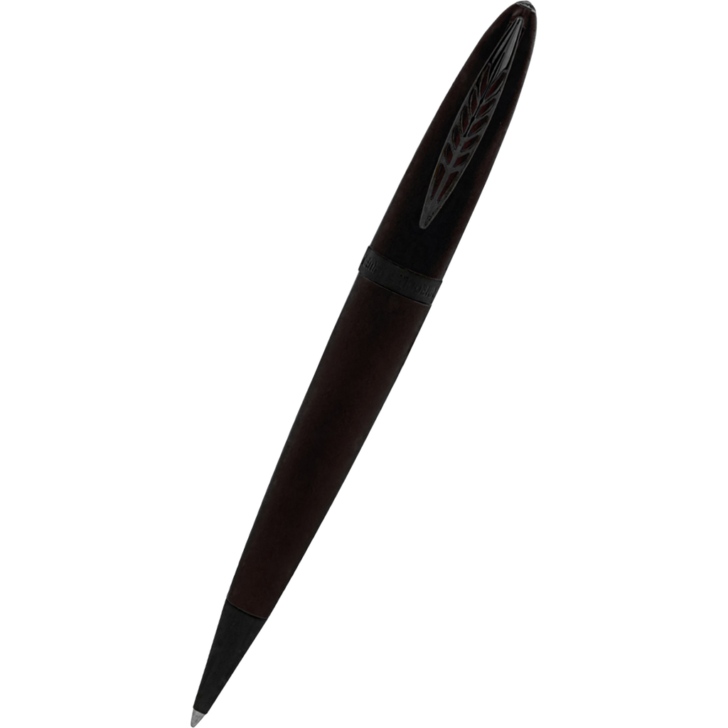Pineider Modern Times Ballpoint Pen - Black - Black Trim-Pen Boutique Ltd