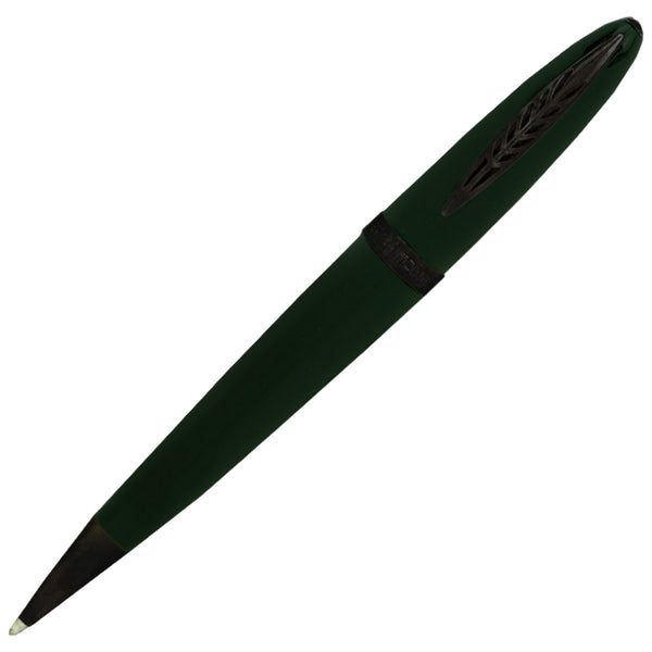 Pineider Modern Times Ballpoint Pen - British Green - Black Trim-Pen Boutique Ltd