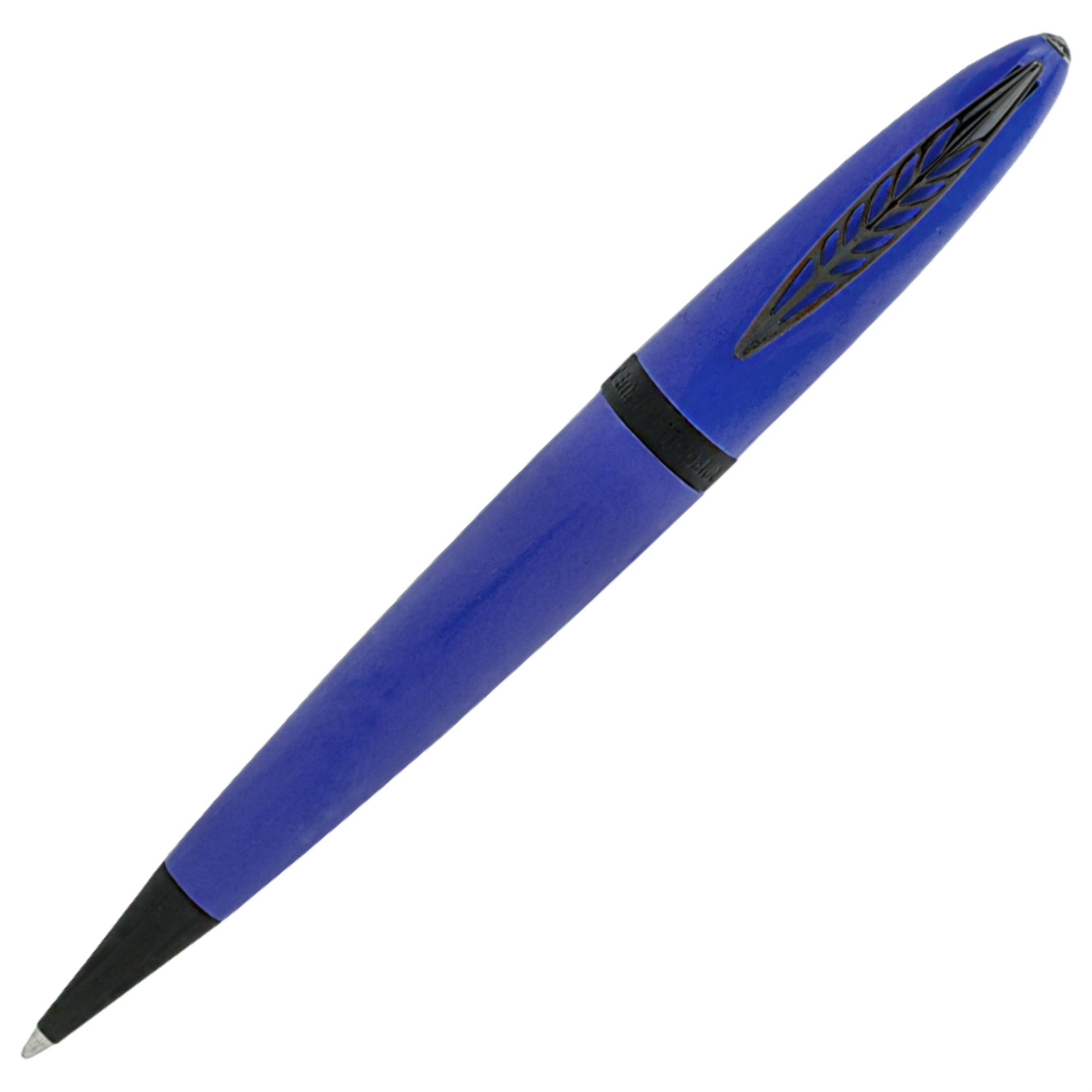 Pineider Modern Times Ballpoint Pen - Ocean Blue - Black Trim-Pen Boutique Ltd