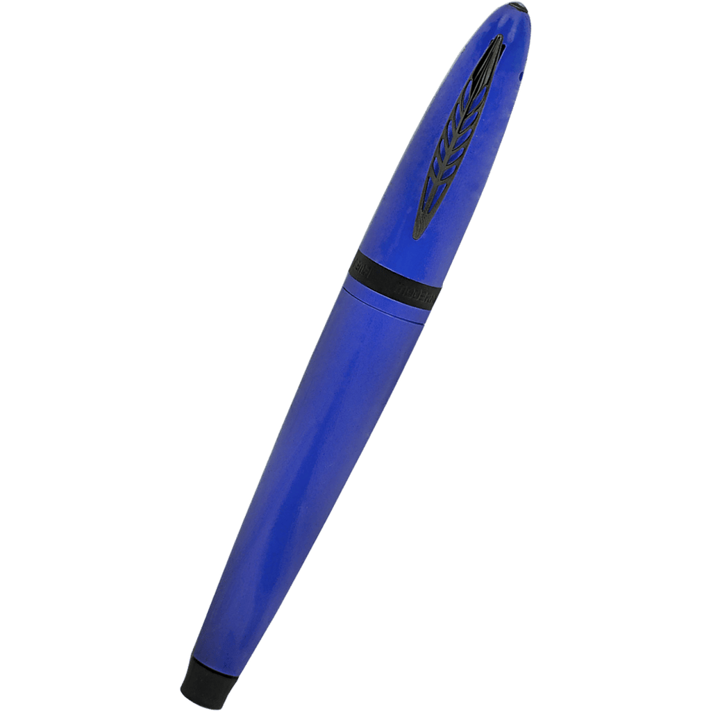 Pineider Modern Times Fountain Pen - Ocean Blue - Black Trim-Pen Boutique Ltd