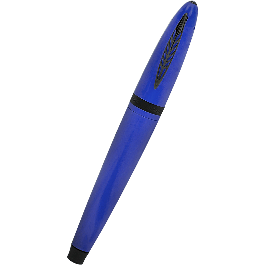 Pineider Modern Times Rollerball Pen - Ocean Blue - Black Trim-Pen Boutique Ltd
