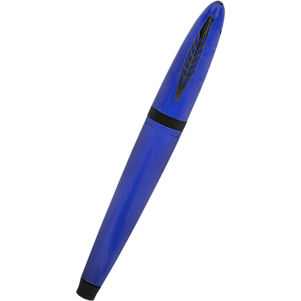 Pineider Modern Times Rollerball Pen - Ocean Blue - Black Trim-Pen Boutique Ltd