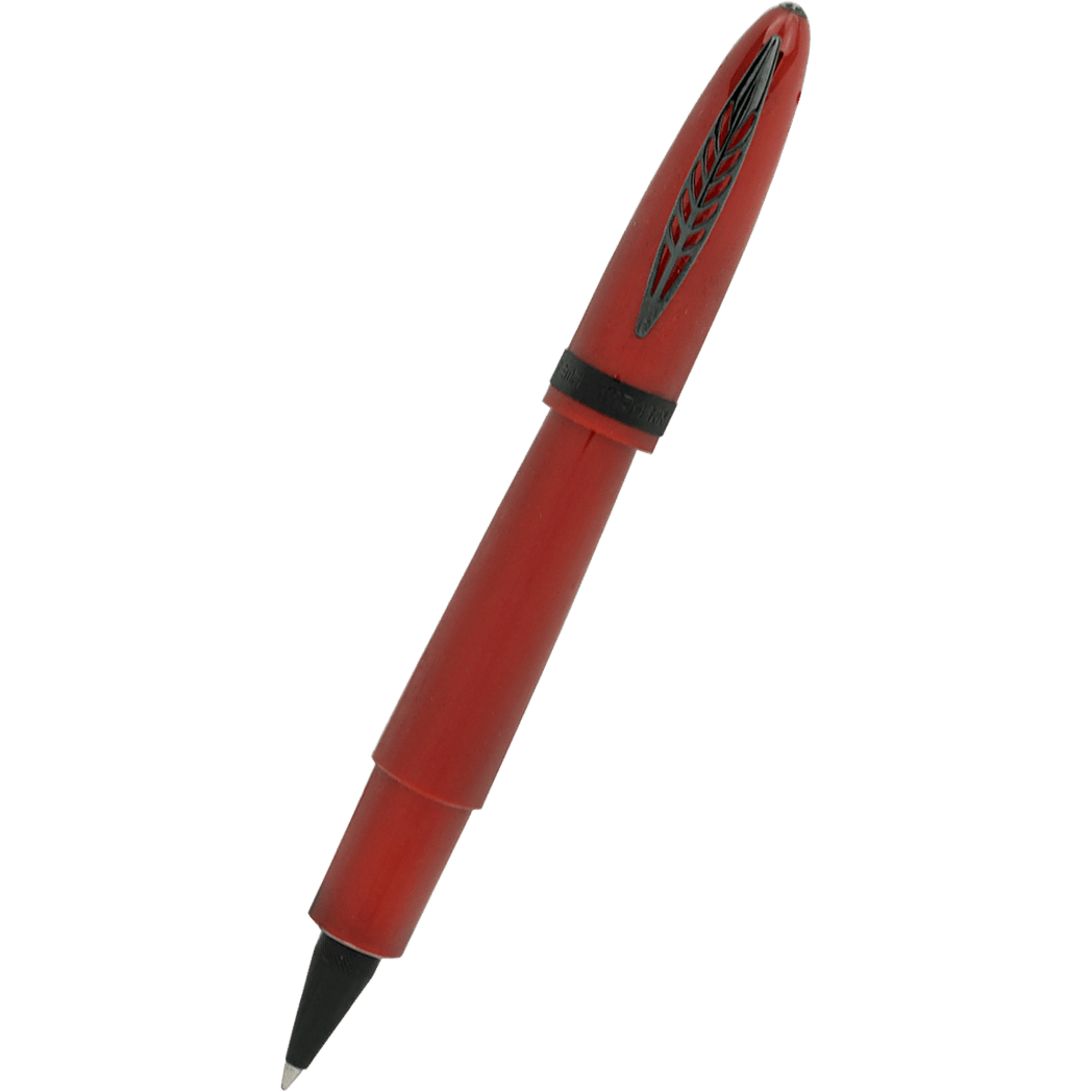 Pineider Modern Times Rollerball Pen - Italy Racing Red - Black Trim-Pen Boutique Ltd
