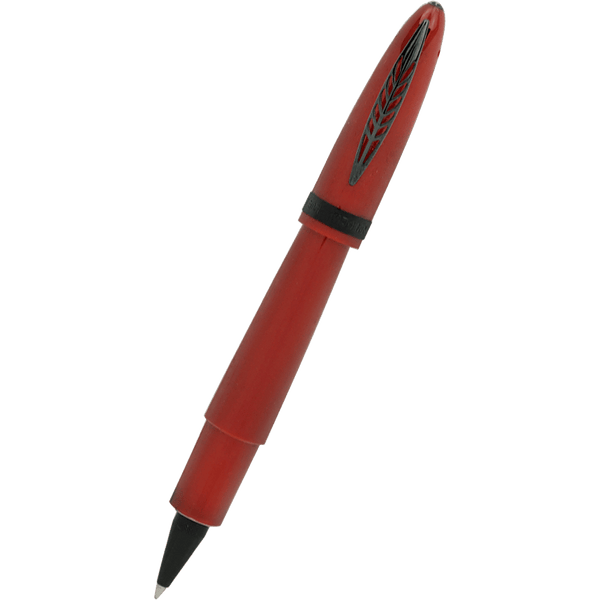 Pineider Modern Times Rollerball Pen - Italy Racing Red - Black Trim-Pen Boutique Ltd