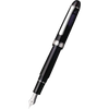 Platinum 3776 Century Black Diamond Fountain Pen with Rhodium Trim-Pen Boutique Ltd