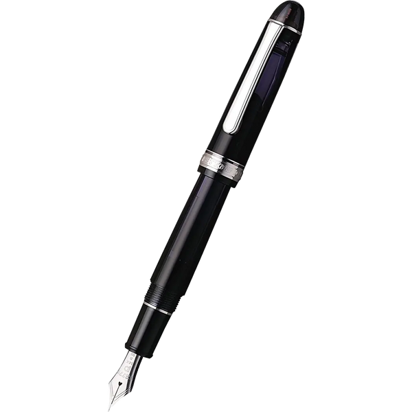 Platinum 3776 Century Black Diamond Fountain Pen with Rhodium Trim-Pen Boutique Ltd