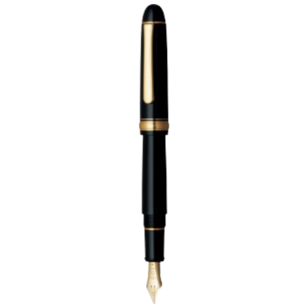 Platinum 3776 Century Fountain Pen - Black - Gold Trim-Pen Boutique Ltd