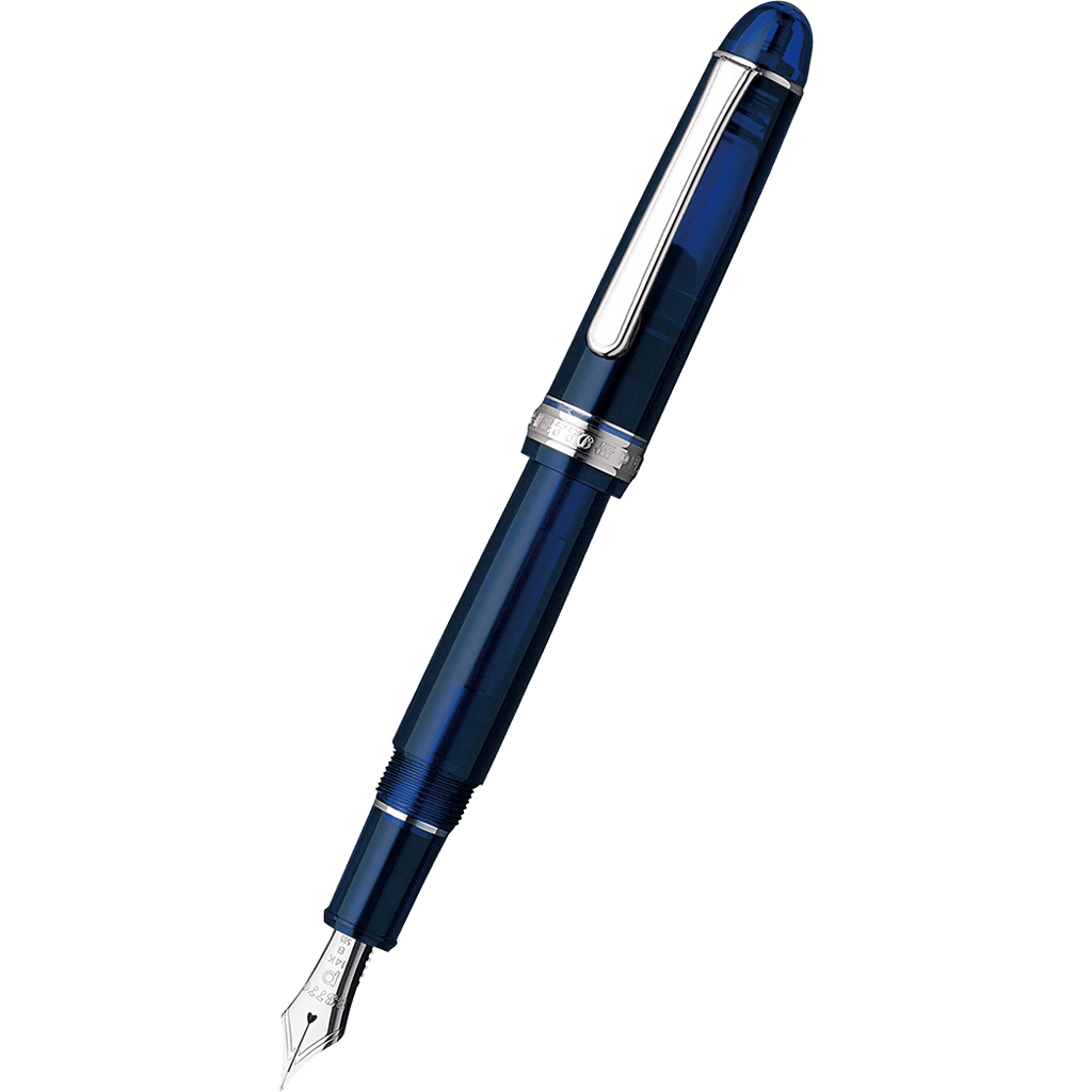 Platinum 3776 Century Fountain Pen - Chartres Blue - Rhodium Trim