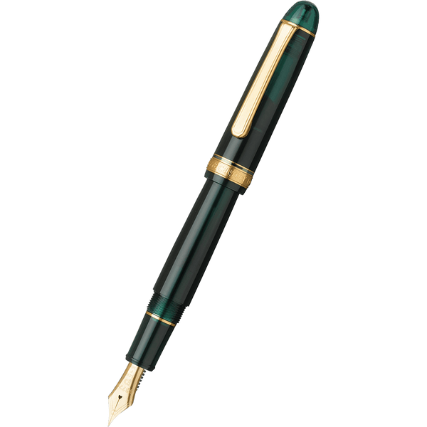 Platinum 3776 Century Fountain Pen - Laurel Green - Gold Trim-Pen Boutique Ltd
