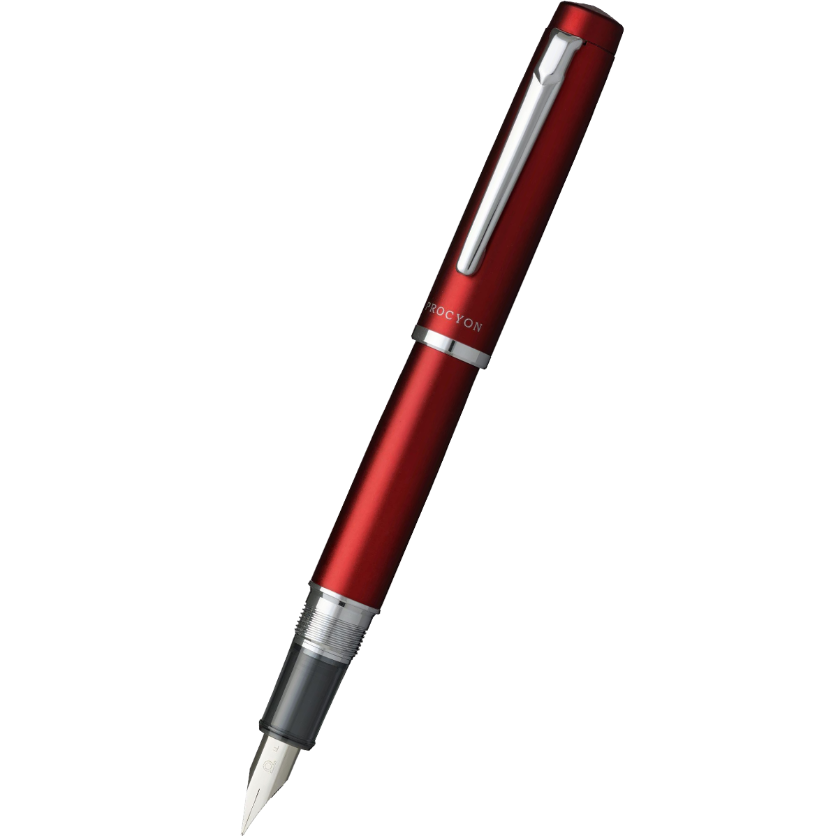 Platinum Procyon Fountain Pen - Carmine Red