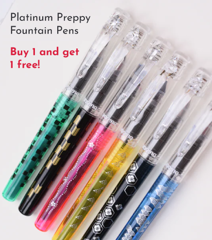 Platinum preppy fountain pen - buy 1 and get one free!