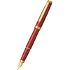 Platinum BISO Fountain Pen - Flame Red-Pen Boutique Ltd