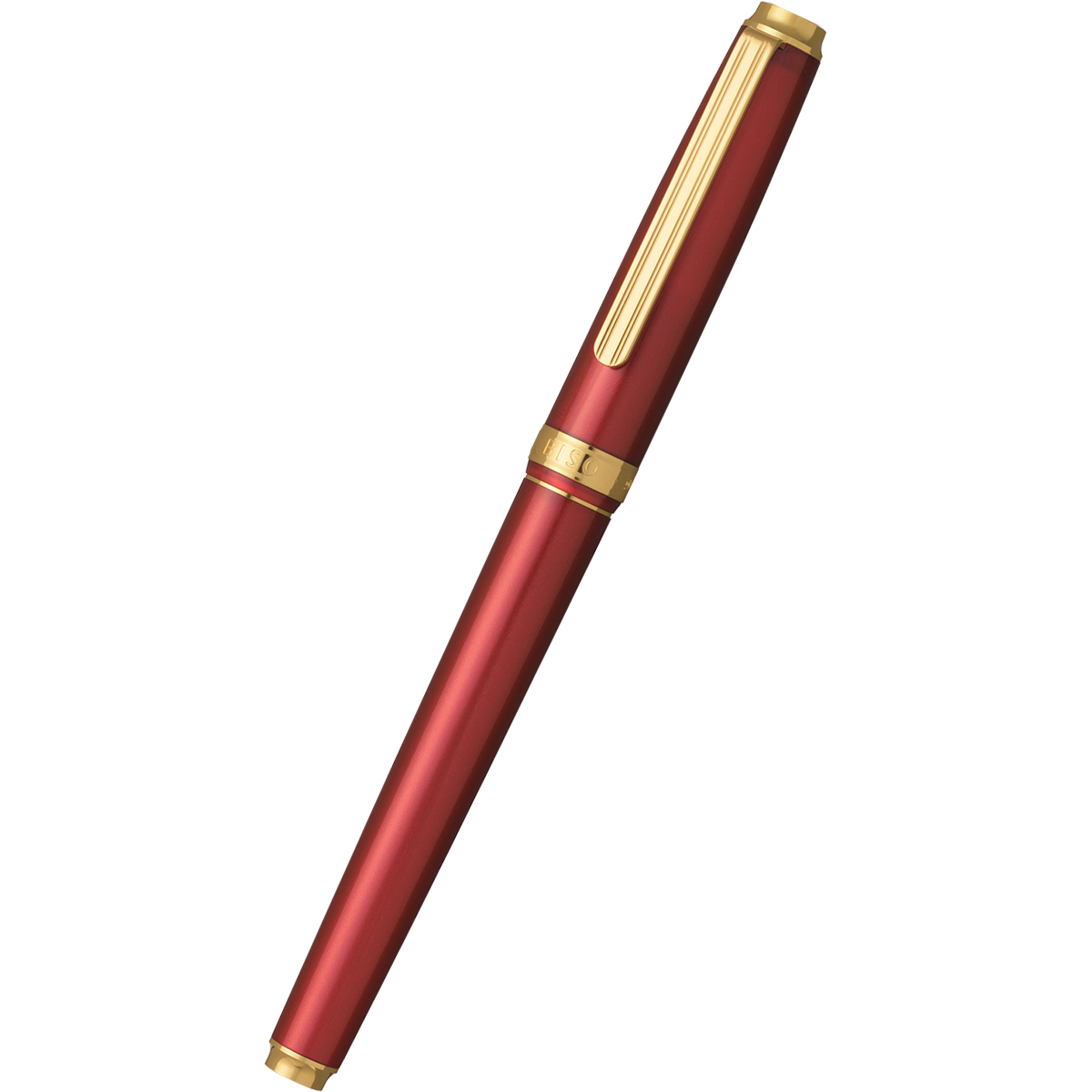 Platinum BISO Fountain Pen - Flame Red-Pen Boutique Ltd