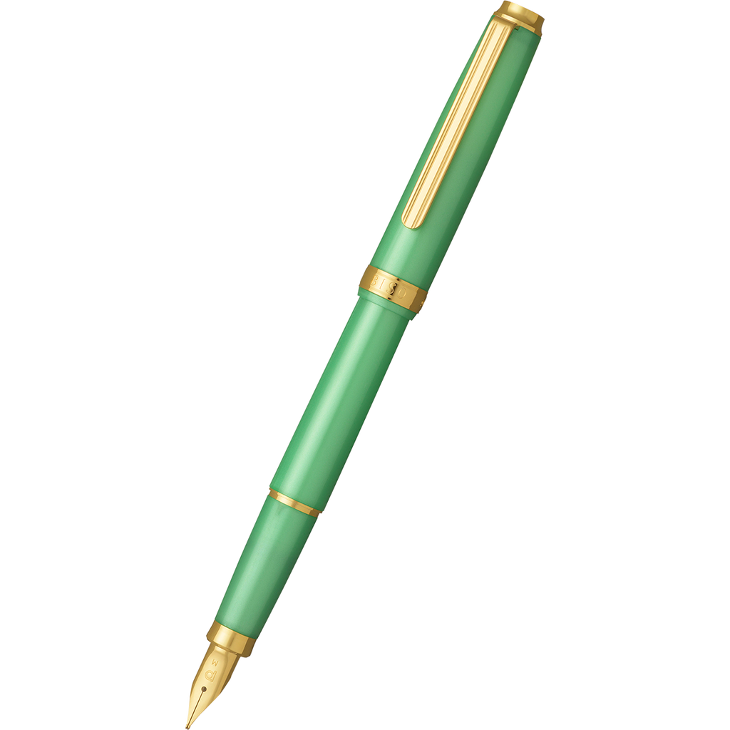 Platinum BISO Fountain Pen - Sparkle Mint Green (Limited Edition)-Pen Boutique Ltd