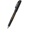 Platinum Preppy Fountain Pen - Orange Logo (Black Edition)-Pen Boutique Ltd