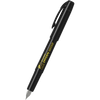 Platinum Preppy Fountain Pen - Yellow Logo (Black Edition)-Pen Boutique Ltd