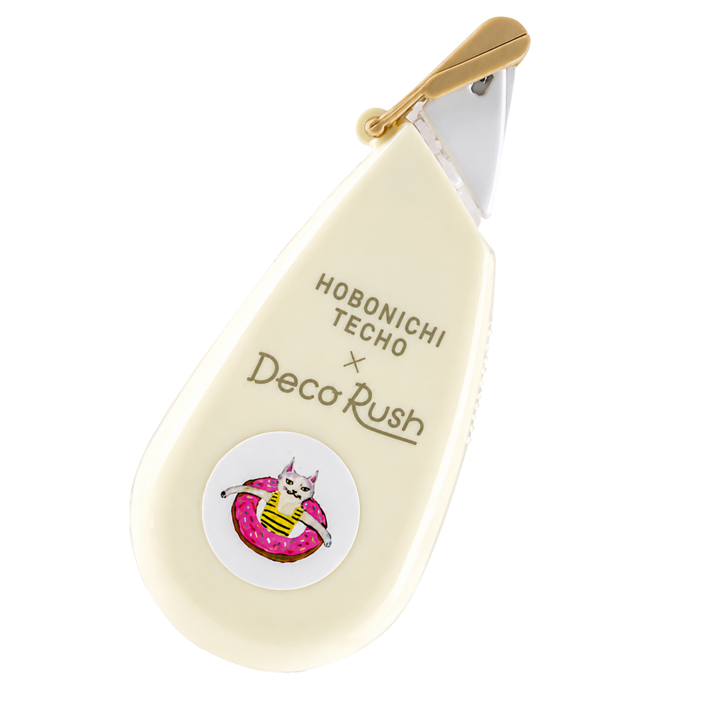Plus x Hobonichi Deco Rush Tape Dispenser - Hiroko Kubota: Inflatable Donut-Pen Boutique Ltd