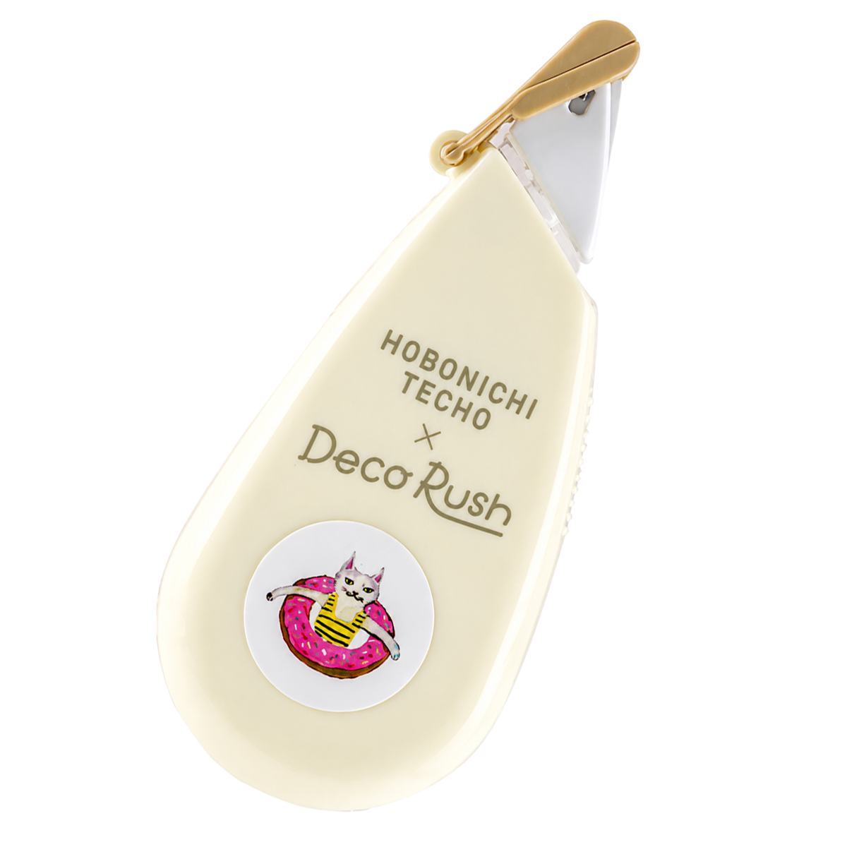 Plus x Hobonichi Deco Rush Tape Dispenser - Hiroko Kubota: Inflatable Donut-Pen Boutique Ltd