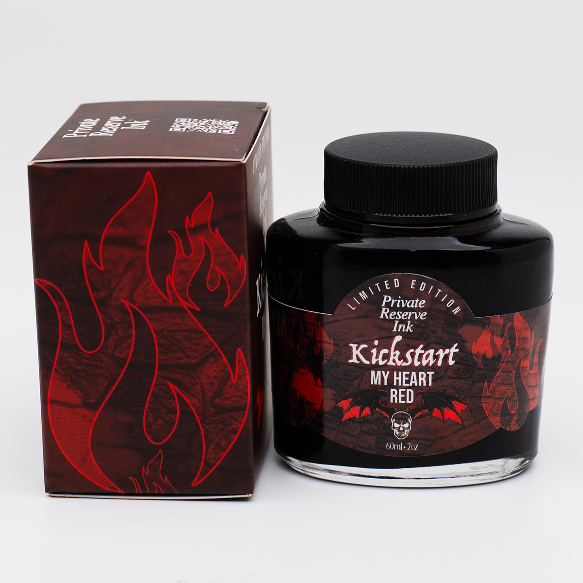 Private Reserve Ink Bottle - Kickstart My Heart Red - 60 ml (Limited Edition)-Pen Boutique Ltd