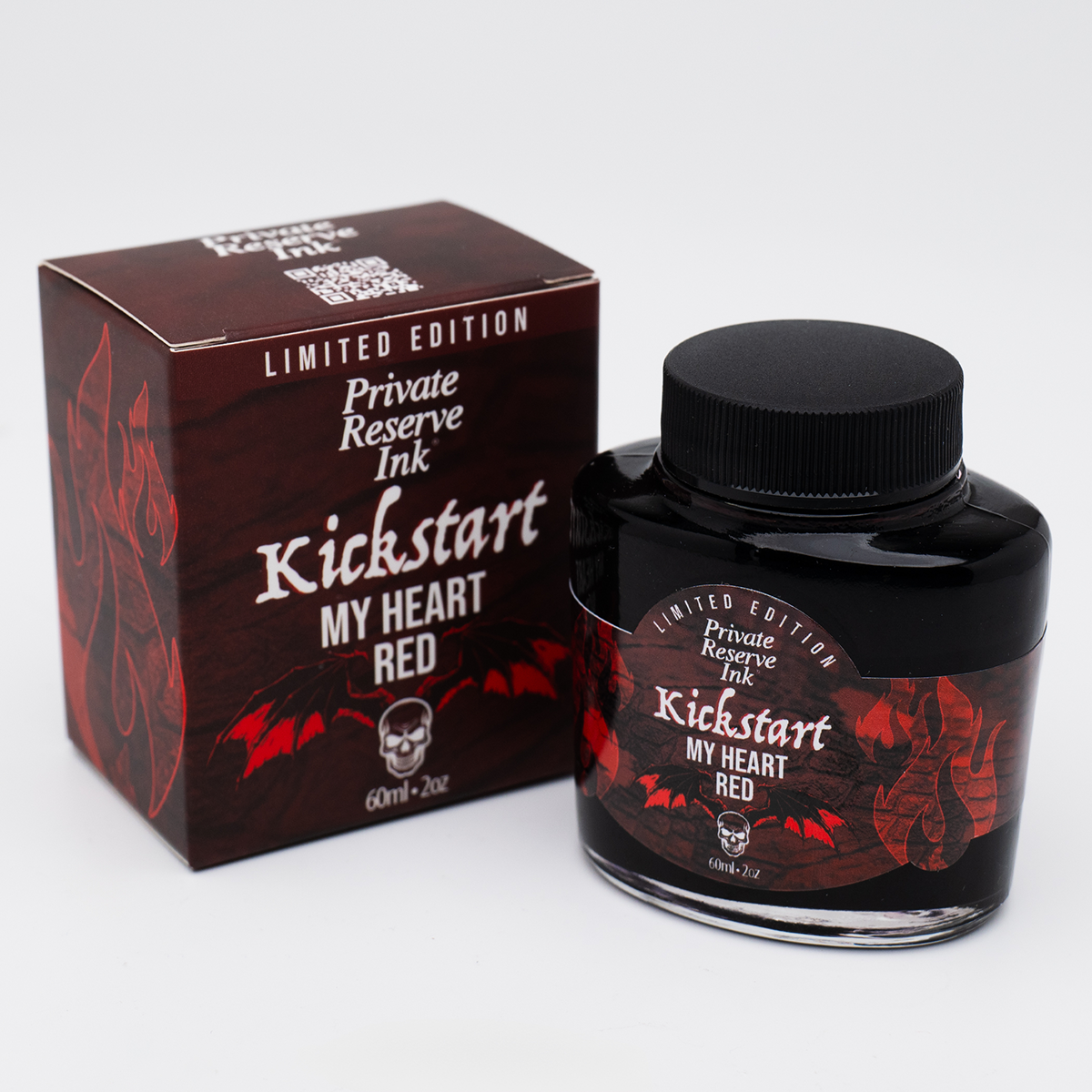 Private Reserve Ink Bottle - Kickstart My Heart Red - 60 ml (Limited Edition)-Pen Boutique Ltd