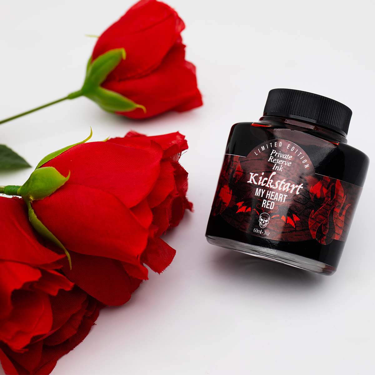 Private Reserve Ink Bottle - Kickstart My Heart Red - 60 ml (Limited Edition)-Pen Boutique Ltd