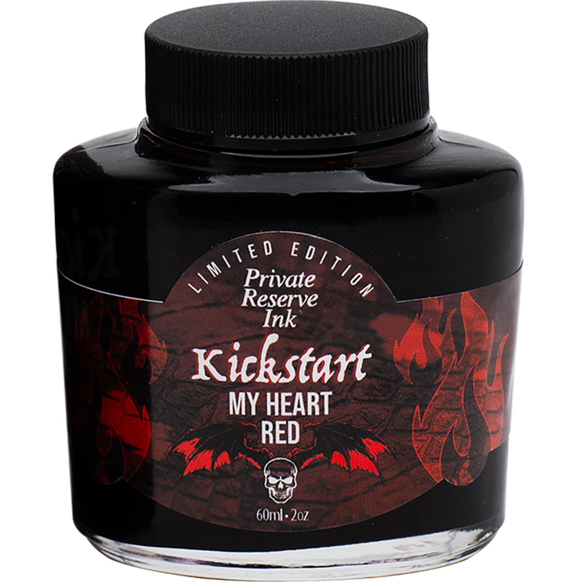 Private Reserve Ink Bottle - Kickstart My Heart Red - 60 ml (Limited Edition)-Pen Boutique Ltd
