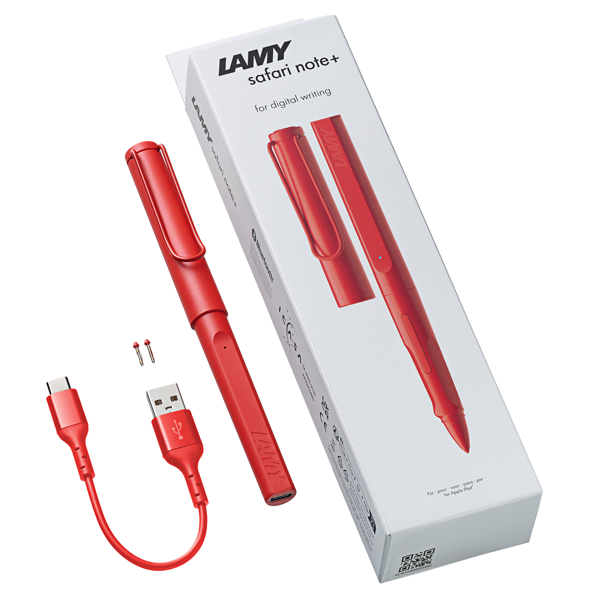 Lamy Safari Note - Studio - Stylus Pen - Red (Gloss)-Pen Boutique Ltd