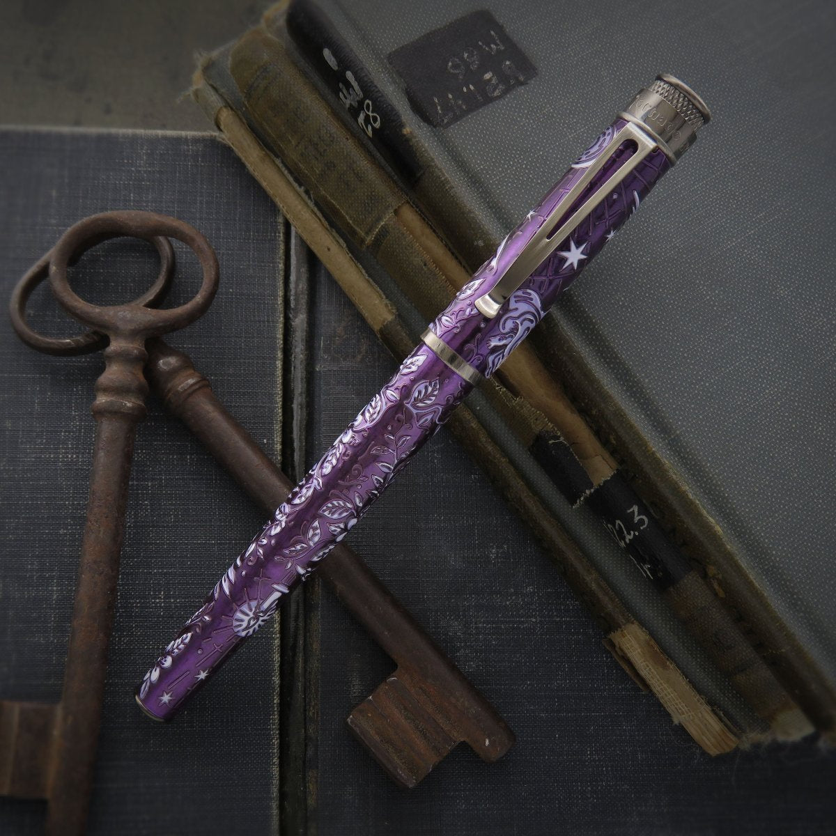 Retro 51 Tornado x Pen Boutique Exclusive Fountain Pen - Raven 3 - 2024 Edition-Pen Boutique Ltd
