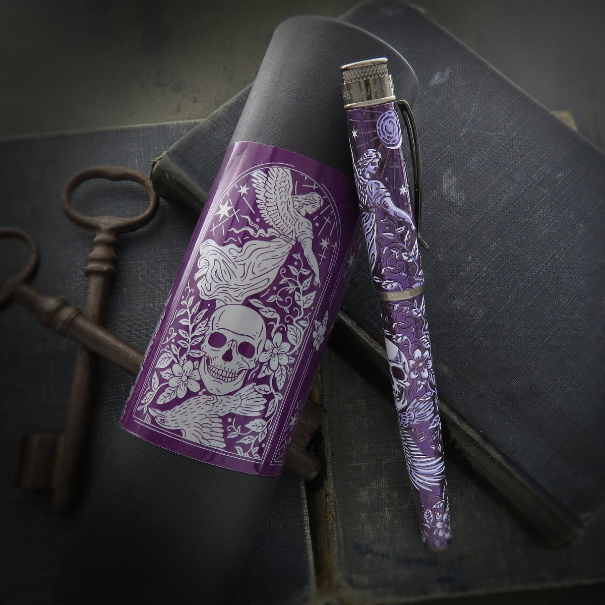Retro 51 Tornado x Pen Boutique Exclusive Fountain Pen - Raven 3 - 2024 Edition-Pen Boutique Ltd