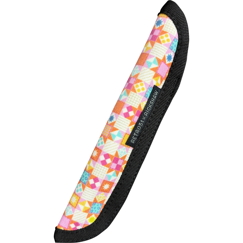Retro 51 Rickshaw Single Pen Sleeve - Patchwork Pen Sleeve-Pen Boutique Ltd