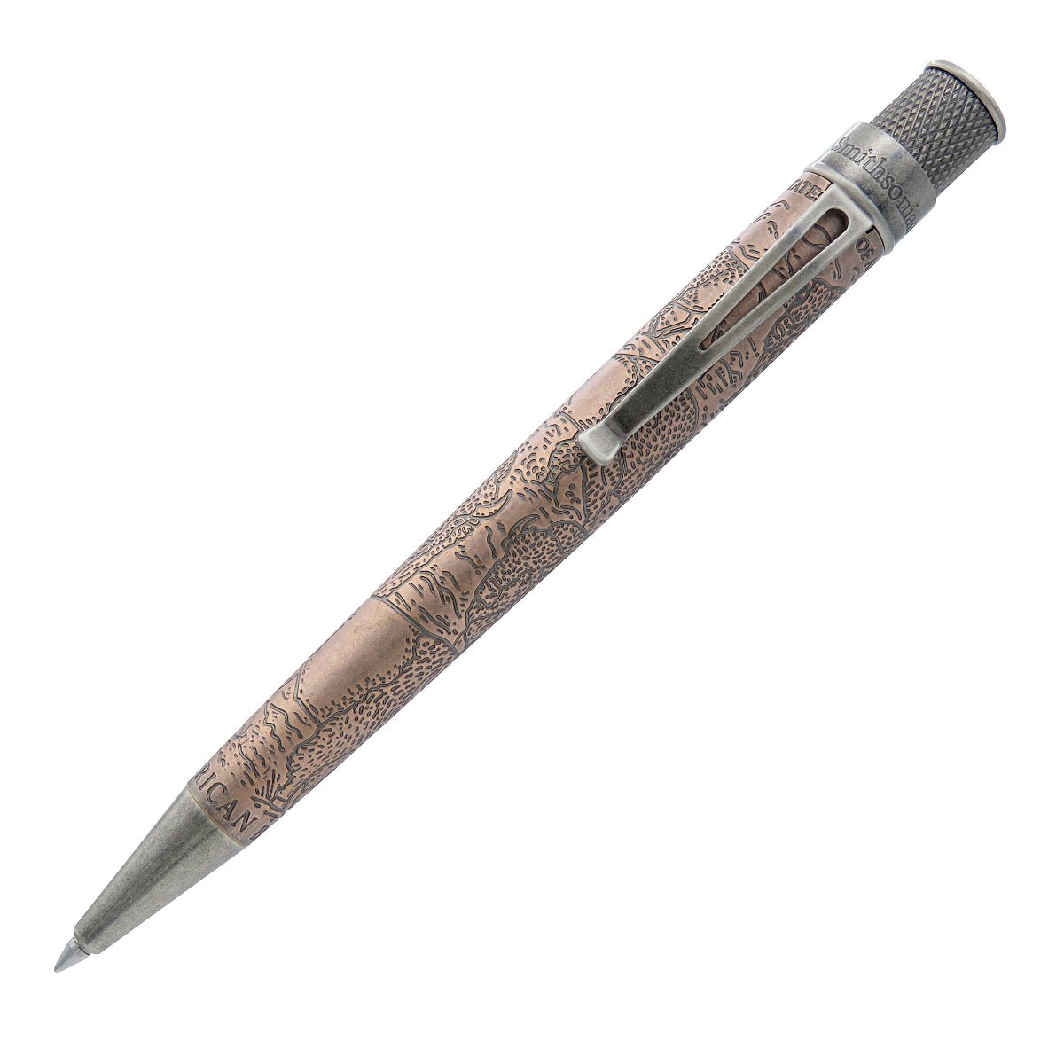 Retro 51 Smithsonian Rollerball Pen - Bison: Standing Strong (Numbered Edition) - Pen Boutique Ltd