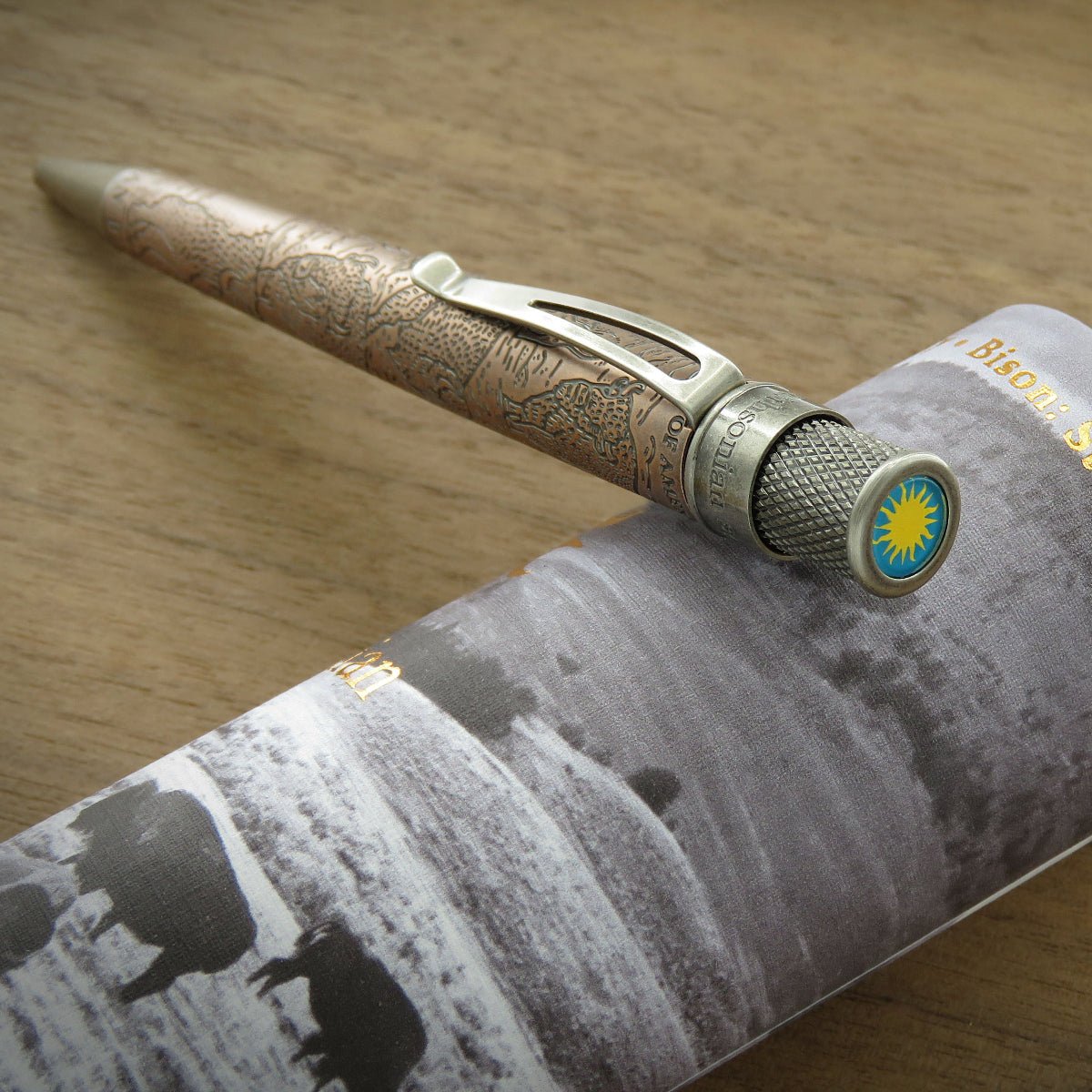 Retro 51 Smithsonian Rollerball Pen - Bison: Standing Strong (Numbered Edition) - Pen Boutique Ltd