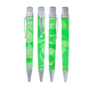 Retro 51 Tornado Acrylic Rollerball Pen - Cosmic Green & White Swirl-Pen Boutique Ltd