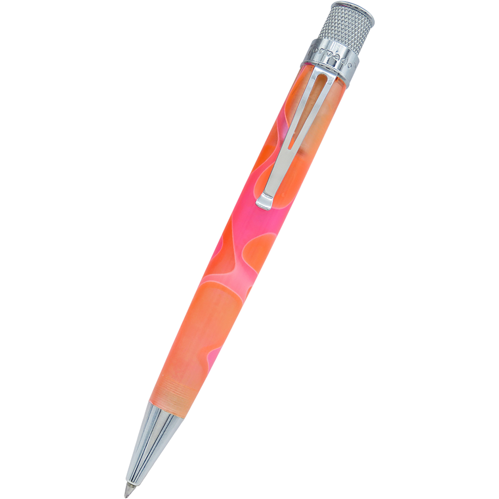 Retro 51 Tornado Acrylic Rollerball Pen - Cosmic Pink & Orange Swirl-Pen Boutique Ltd
