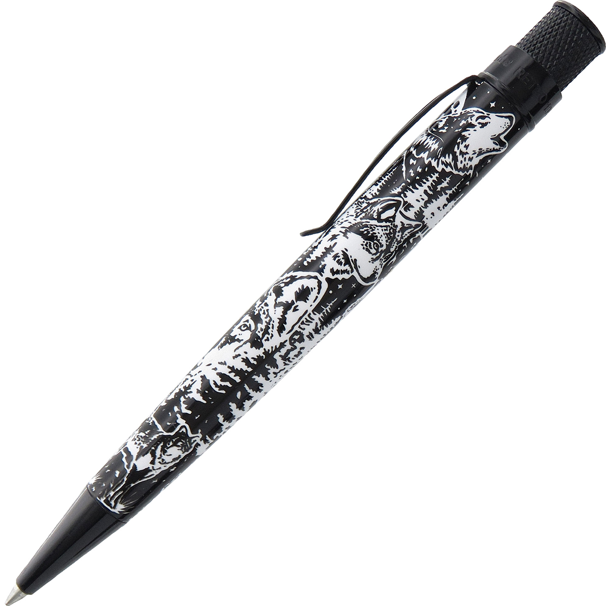 Retro 51 Tornado Ballpoint Pen - Wolf Rescue-Pen Boutique Ltd