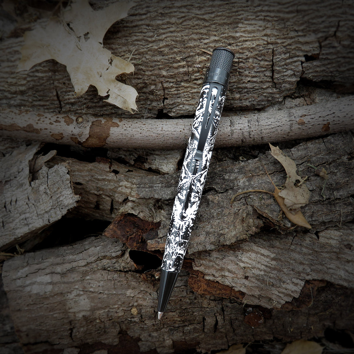 Retro 51 Tornado Ballpoint Pen - Wolf Rescue-Pen Boutique Ltd