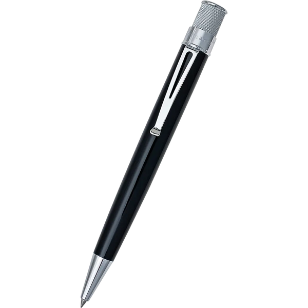 Retro 51 Tornado Classic Lacquer Black Rollerball Pen-Pen Boutique Ltd
