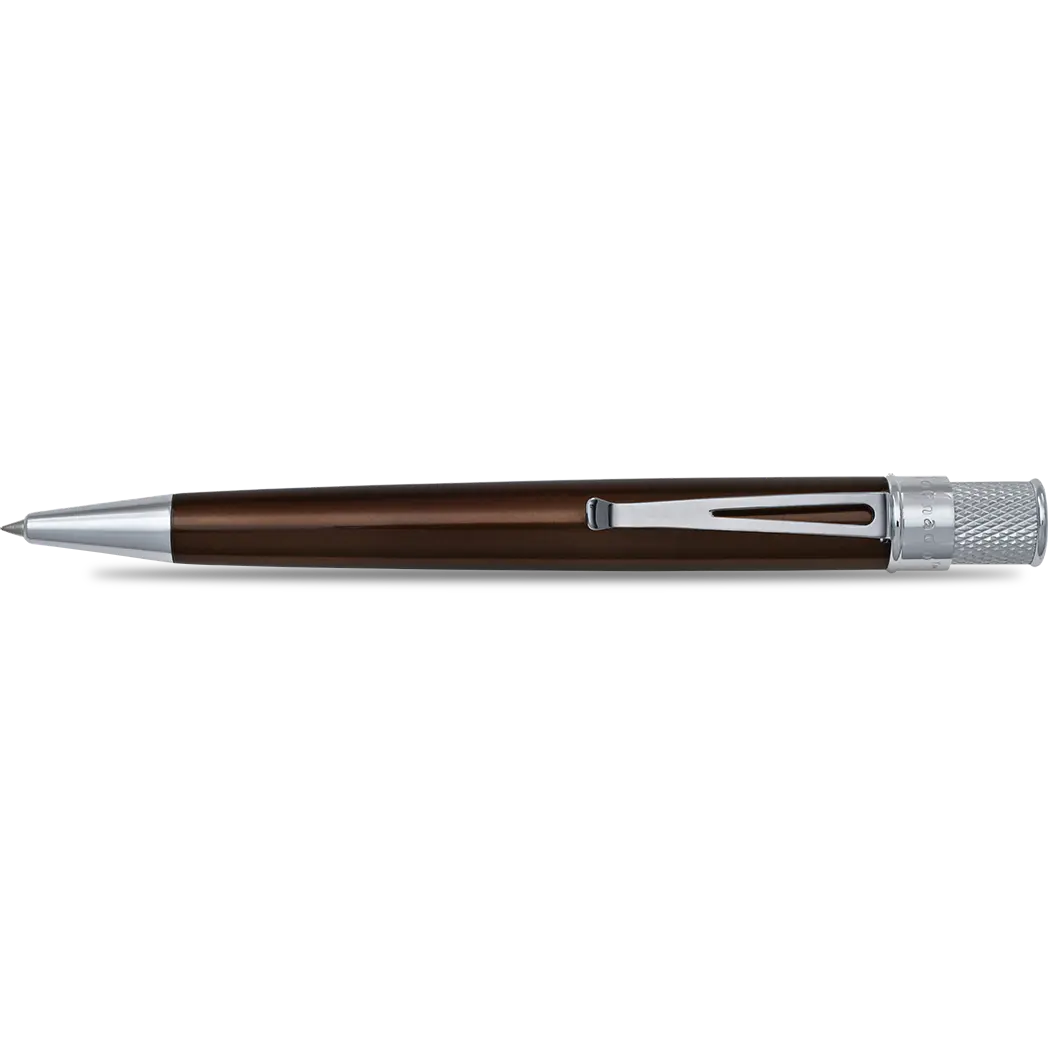 Retro 51 Tornado Classic Lacquer Brown Rollerball Pen-Pen Boutique Ltd