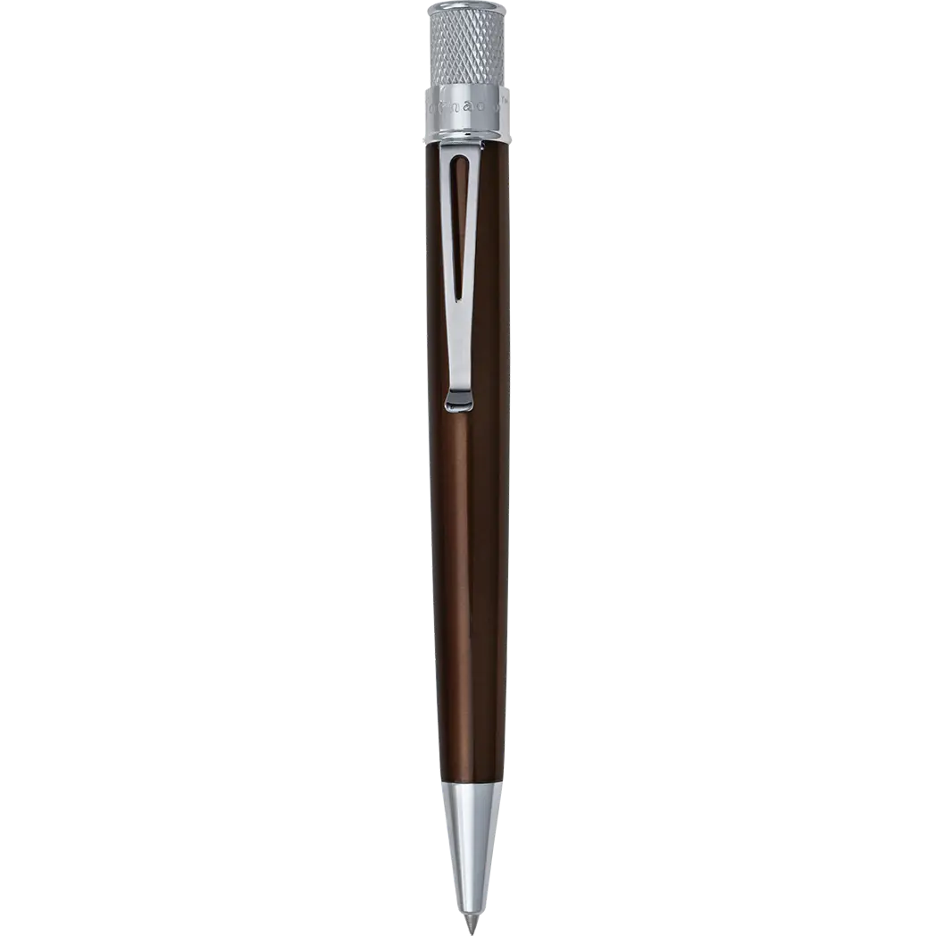 Retro 51 Tornado Classic Lacquer Brown Rollerball Pen-Pen Boutique Ltd