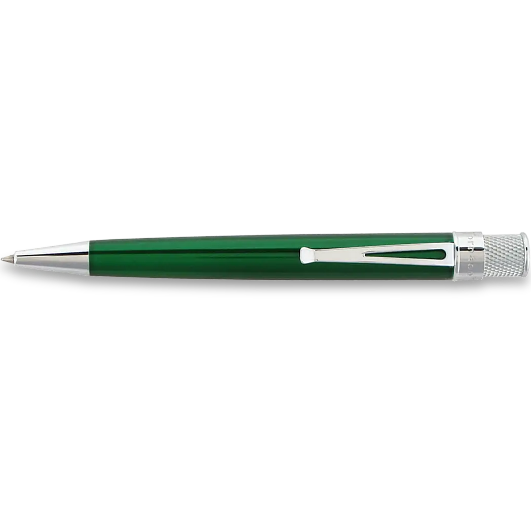 Retro 51 Tornado Classic Lacquer Rollerball Pen - Green-Pen Boutique Ltd