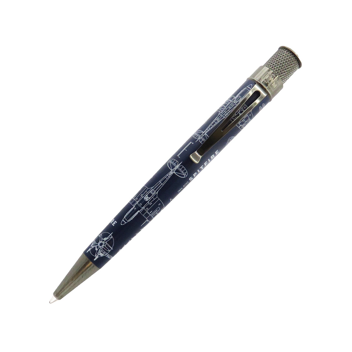 Retro 51 Tornado Imperial War Museum Rollerball Pen - Spitfire Blueprint-Pen Boutique Ltd