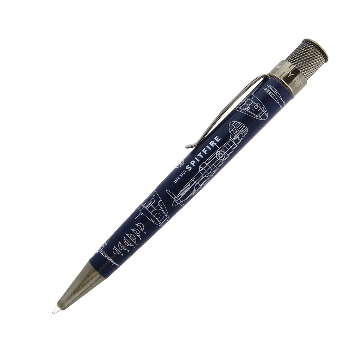 Retro 51 Tornado Imperial War Museum Rollerball Pen - Spitfire Blueprint-Pen Boutique Ltd