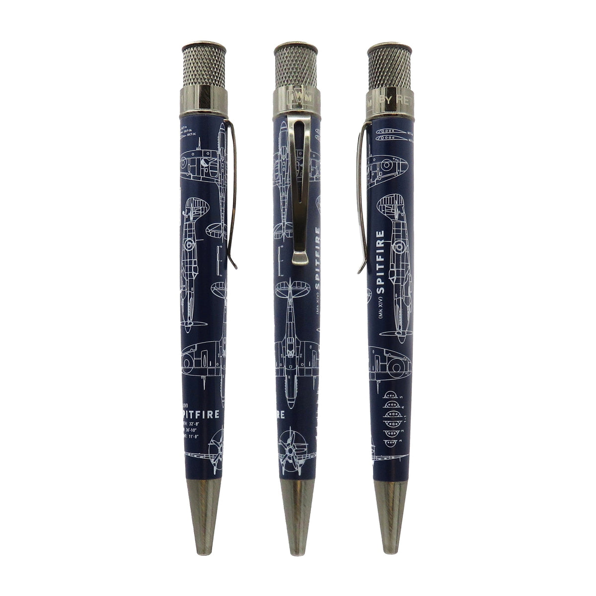 Retro 51 Tornado Imperial War Museum Rollerball Pen - Spitfire Blueprint-Pen Boutique Ltd