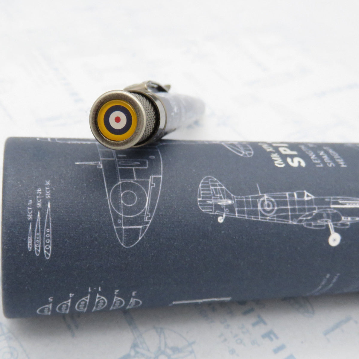 Retro 51 Tornado Imperial War Museum Rollerball Pen - Spitfire Blueprint-Pen Boutique Ltd