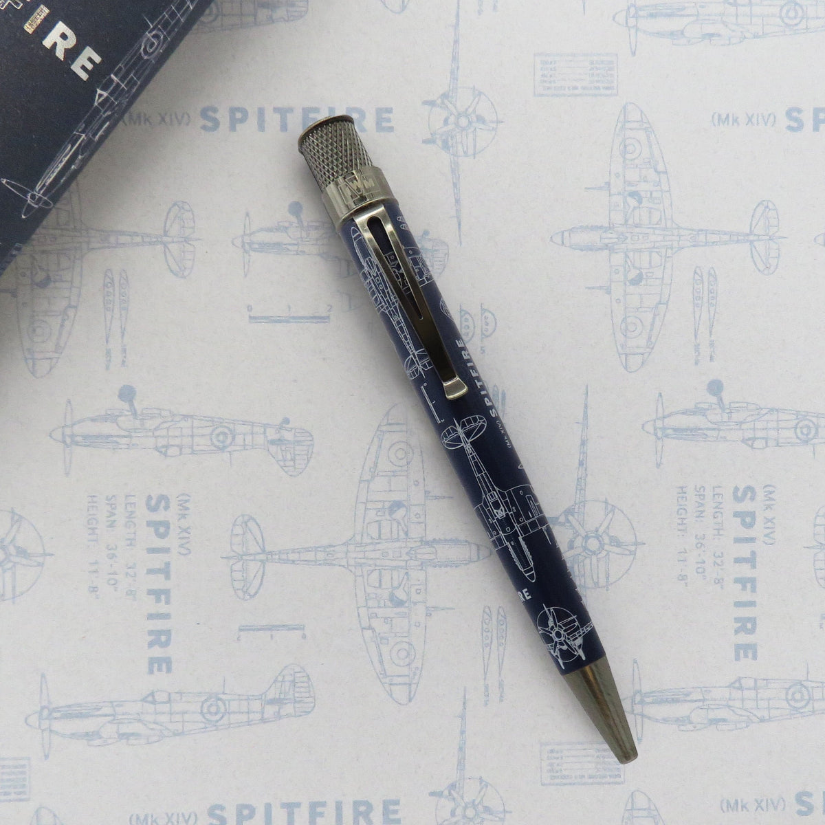 Retro 51 Tornado Imperial War Museum Rollerball Pen - Spitfire Blueprint-Pen Boutique Ltd