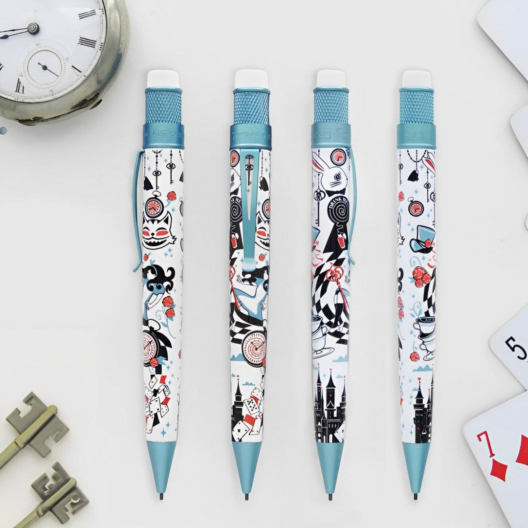 Retro 51 Tornado Mechanical Pencil - Alice in Wonderland - 1.15mm Lead Retro 51