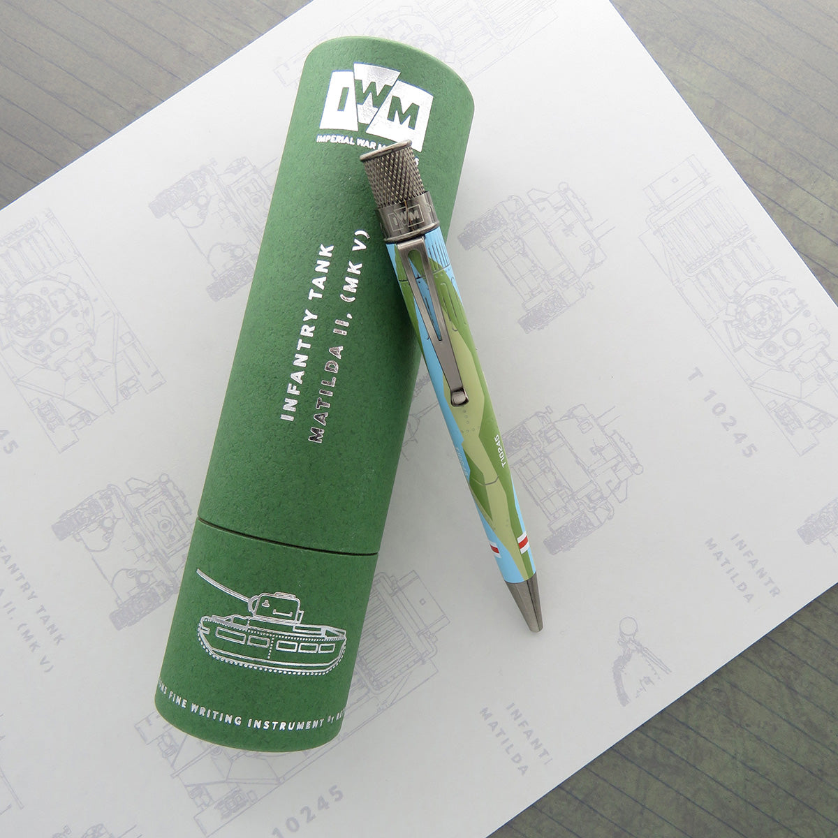 Retro 51 Tornado Rollerball Pen - Imperial War Museums - Matilda Tank-Pen Boutique Ltd